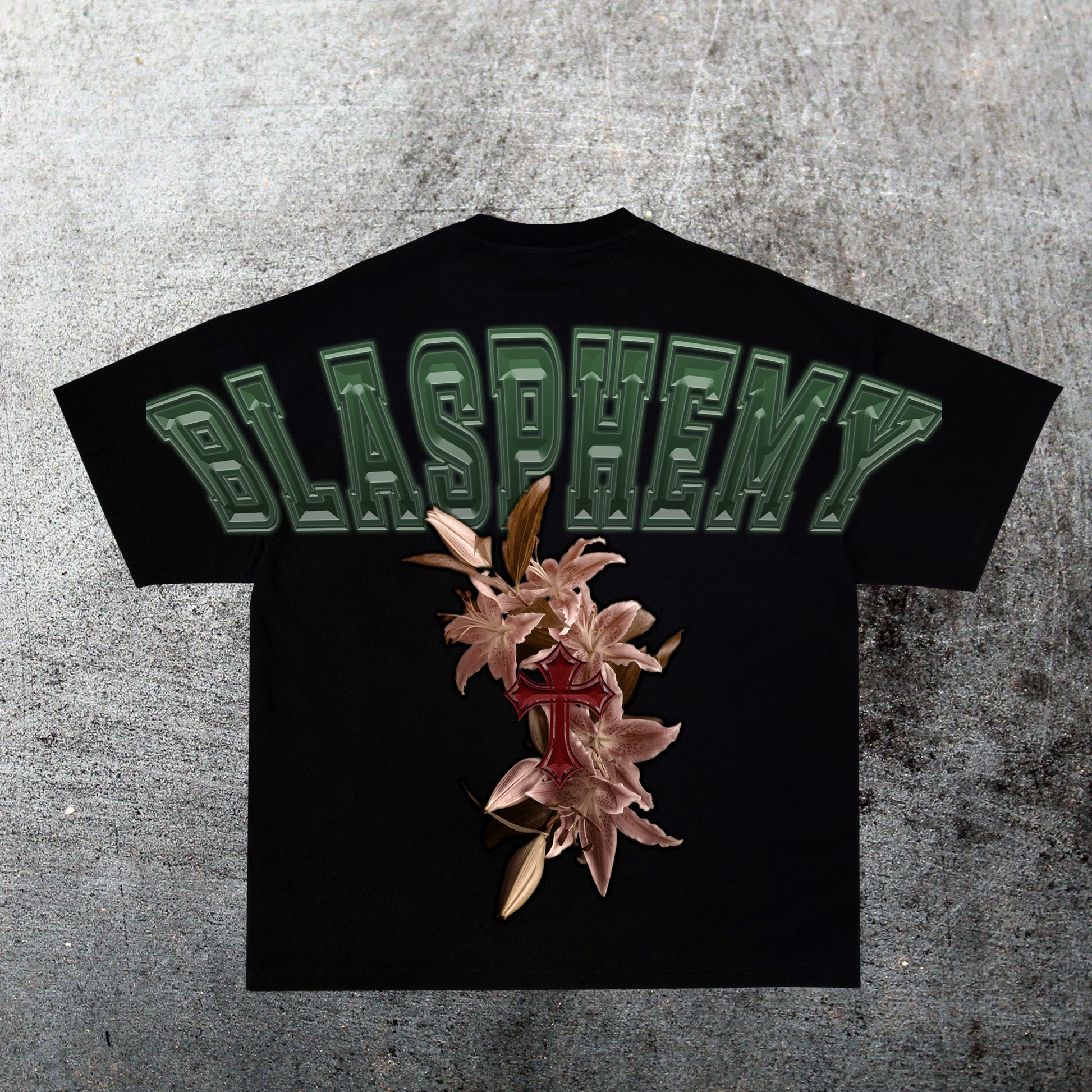 BLASPHEMY T-shirt French Terry 240 GSM