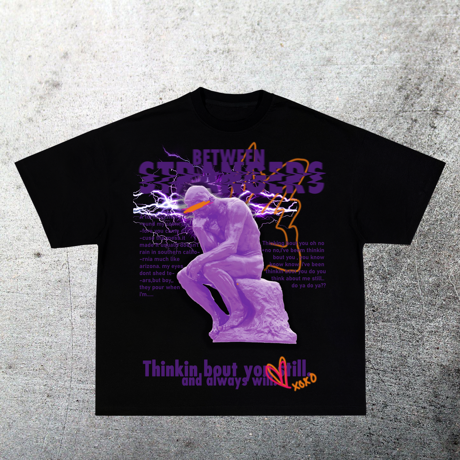 BETWEEN STRANGERS T-shirt French Terry 240 GSM
