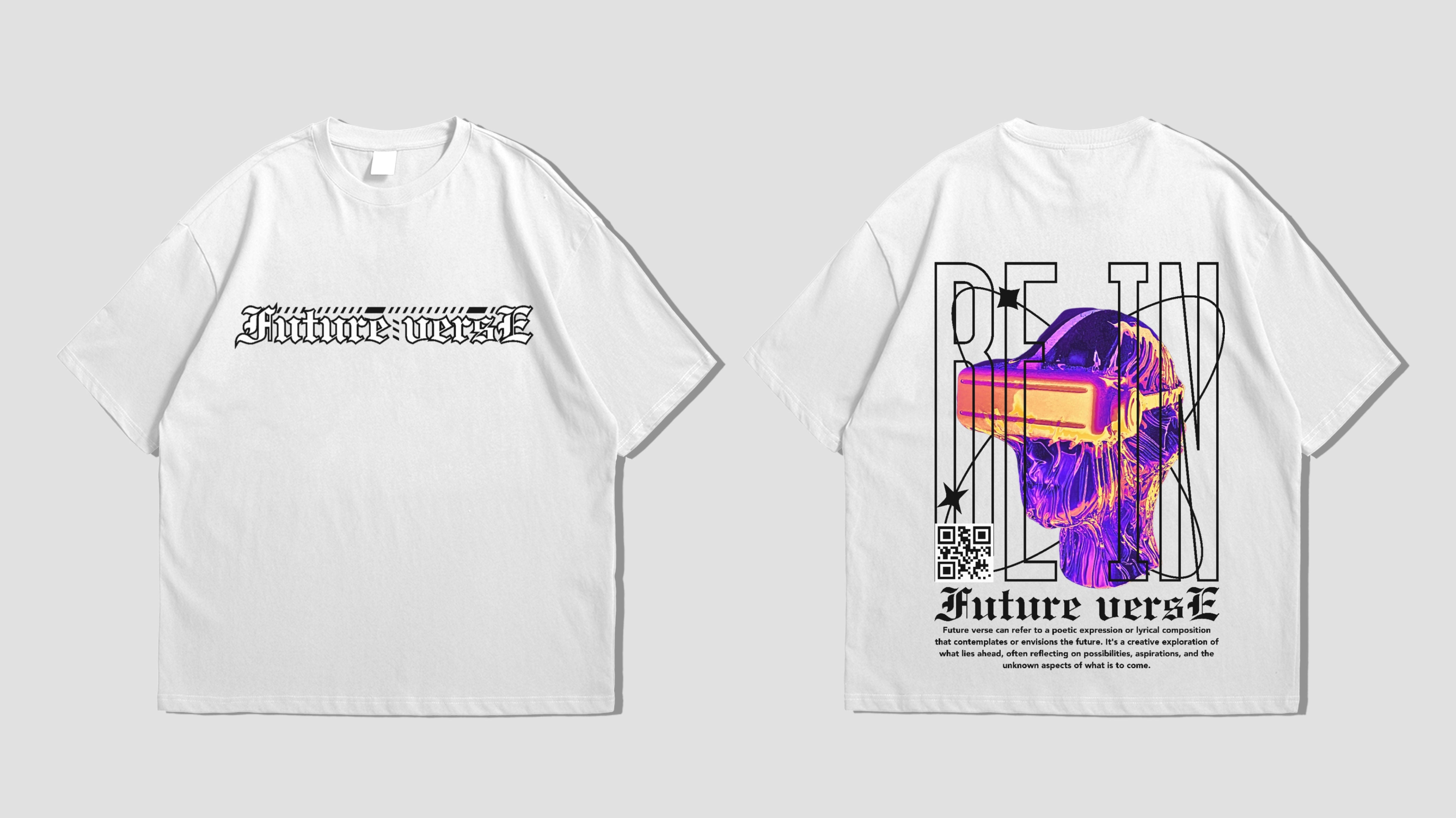 Futureverse T-shirt French terry 240 GSM