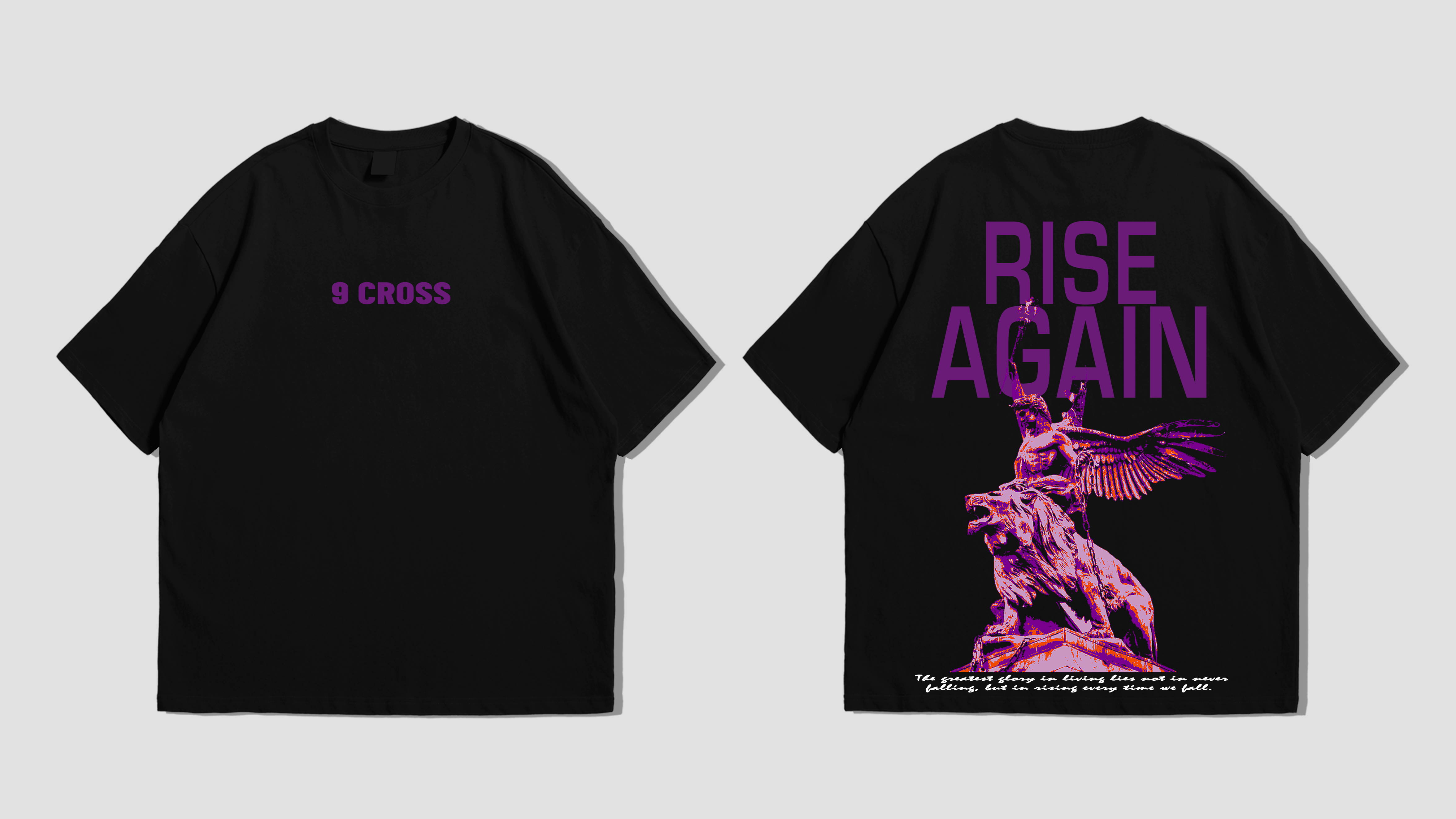 Rise Again T-shirt French terry 240 GSM